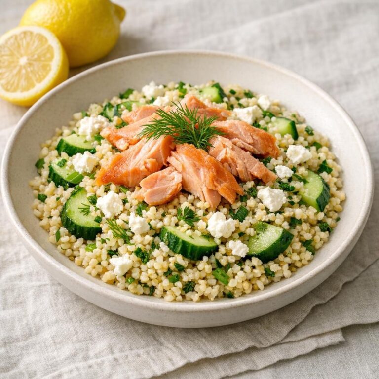 { "alt_text": "Bulgursalat med røget laks, feta, agurk og dild på hvid tallerken i blødt naturligt sidelys", "file_name": "bulgursalat-med-roget-laks-og-feta-4729" }