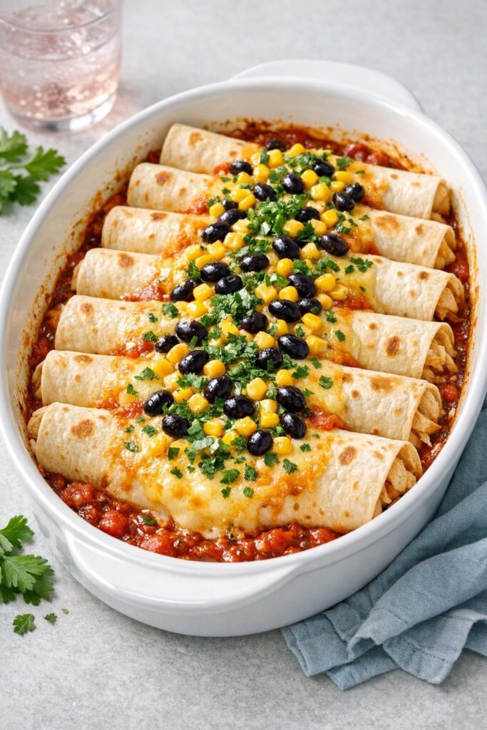 Enchiladas med kylling