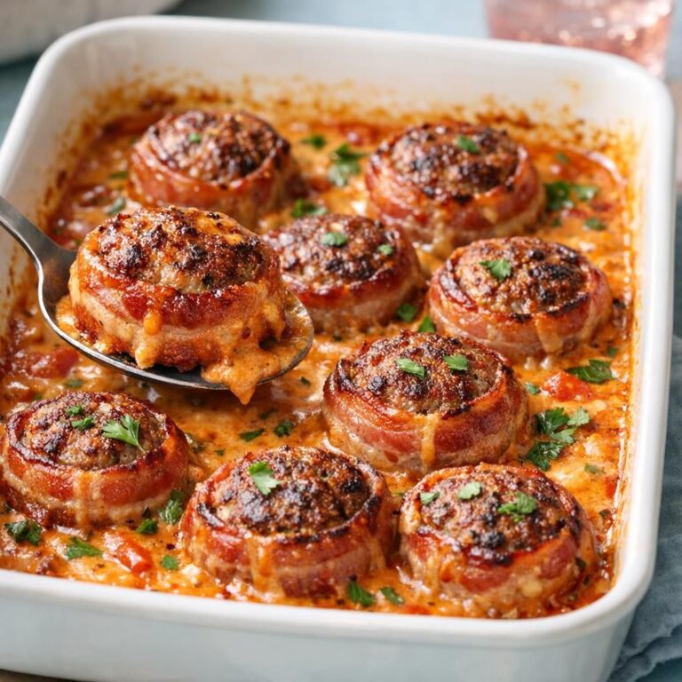 { "alt_text": "Fattigmands tournedos: baconindsvøbte farsbøffer i cremet, orange sauce med broccoli og rød peber i hvidt ovnfad", "file_name": "fattigmands-tournedos-5392" }