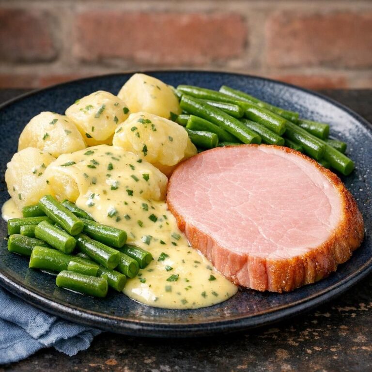 { "alt_text": "Hamburgerryg med kartofler, bearnaisesauce og grønne bønner på hvid tallerken", "file_name": "hamburgerryg-med-kartofler-bearnaise-og-gronne-bonner-4827" }