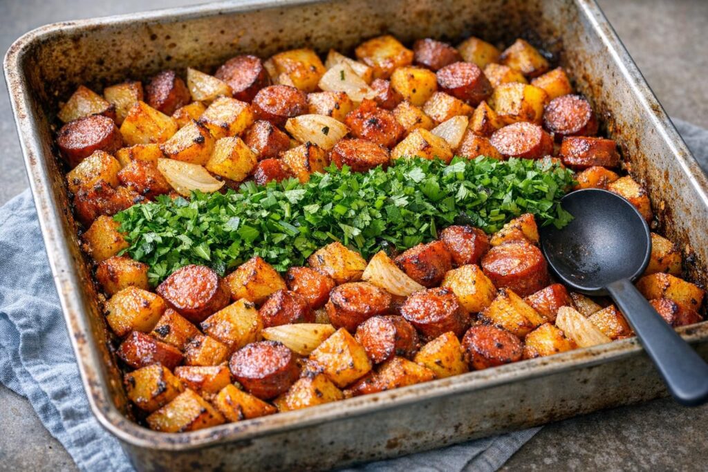 Hjemmelavet pølsemix i ovn