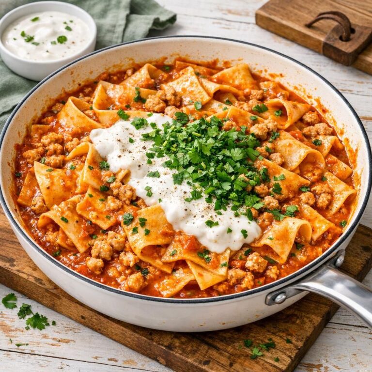 { "alt_text": "Indisk-inspireret pasta med kylling i orange-rød sauce, toppet med cremet yoghurtsauce og frisk persille i hvid skål", "file_name": "indisk-inspireret-pasta-med-kylling-og-yoghurtsauce-5932" }