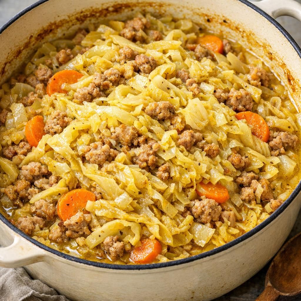 Karrykål med svinekød