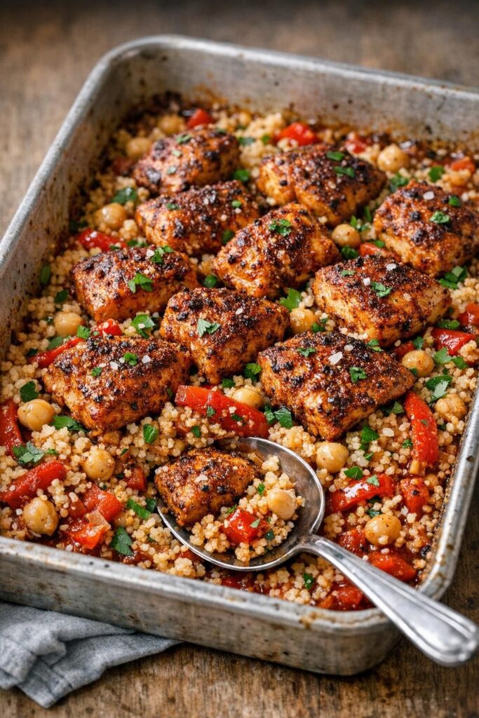 Marokkansk kylling i fad