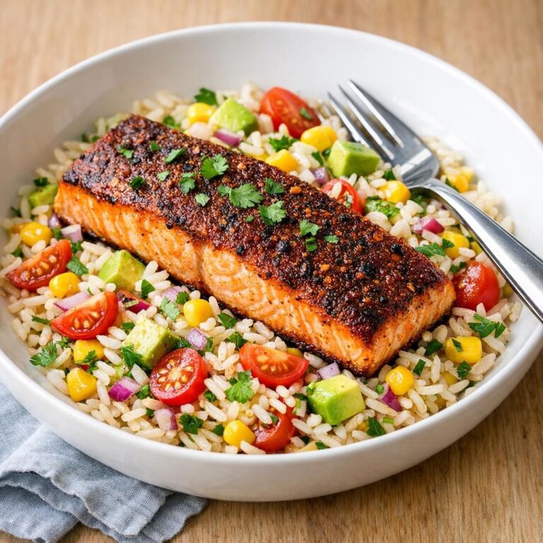 { "alt_text": "Mexicansk krydret laks med ris-salat af majs, tomat, avocado og rødløg på hvid tallerken", "file_name": "mexicansk-laks-nem-og-laekker-opskrift-4827" }