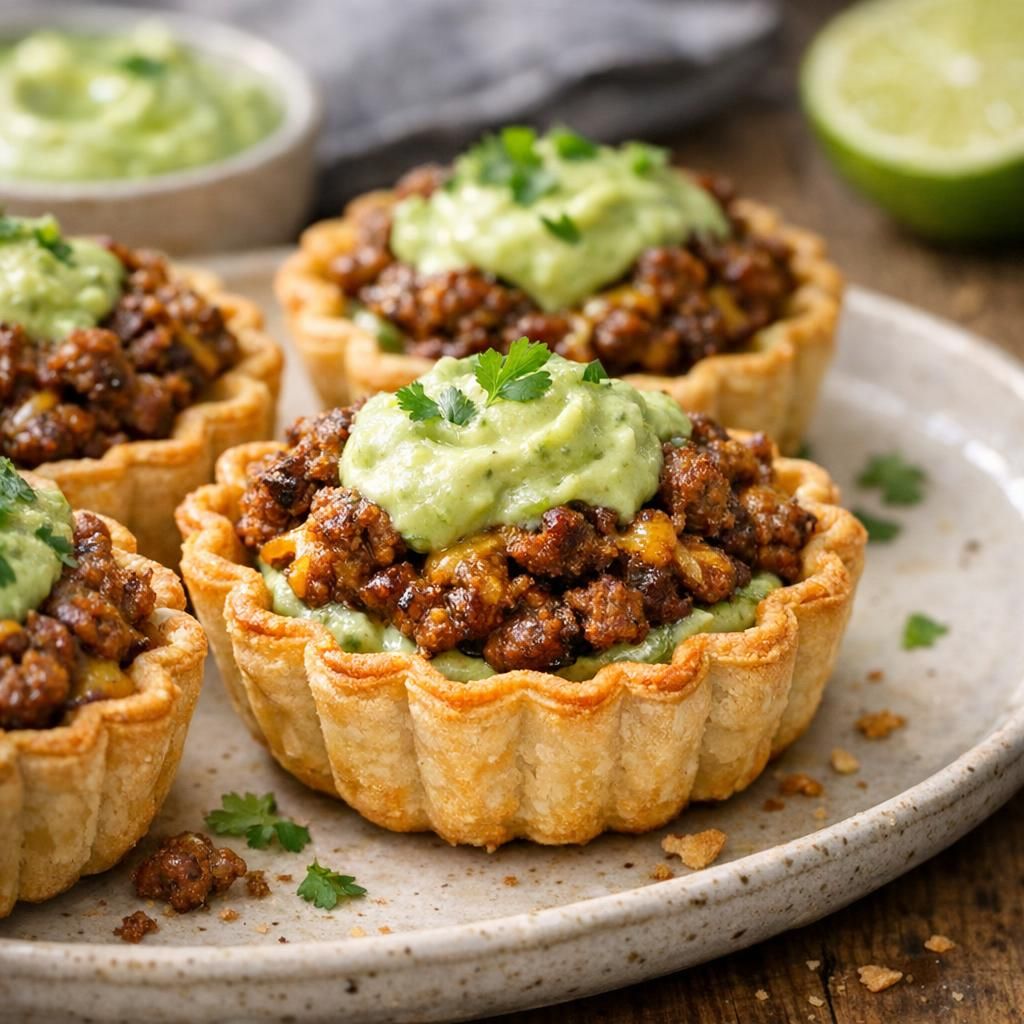 Mexicanske tarteletter med oksekød