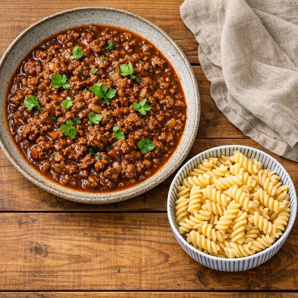 Millionbøf med pasta