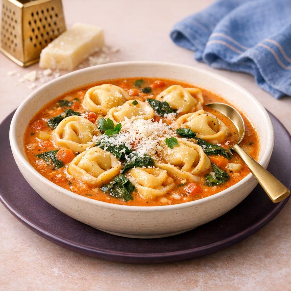 Nem tortellini suppe