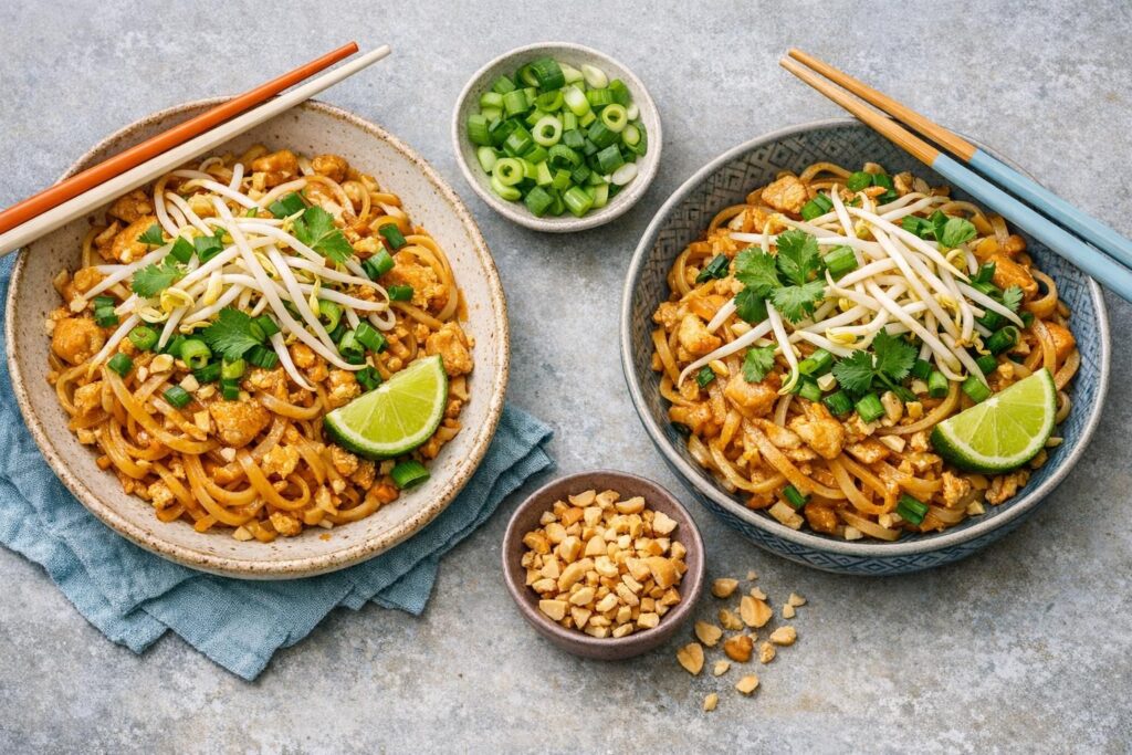 Pad thai den billige version