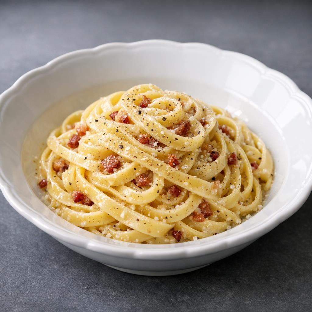 Pasta carbonara med danske råvarer