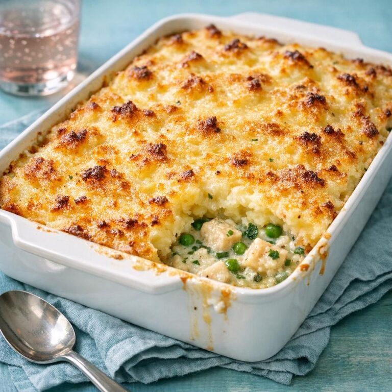 { "alt_text": "Fisketærte med kartoffellåg og persille i hvidt fad med gylden, let sprød kartoffelmos og boblende sauce i kanten", "file_name": "fisketaerte-med-kartoffellaag-og-persille-5274" }