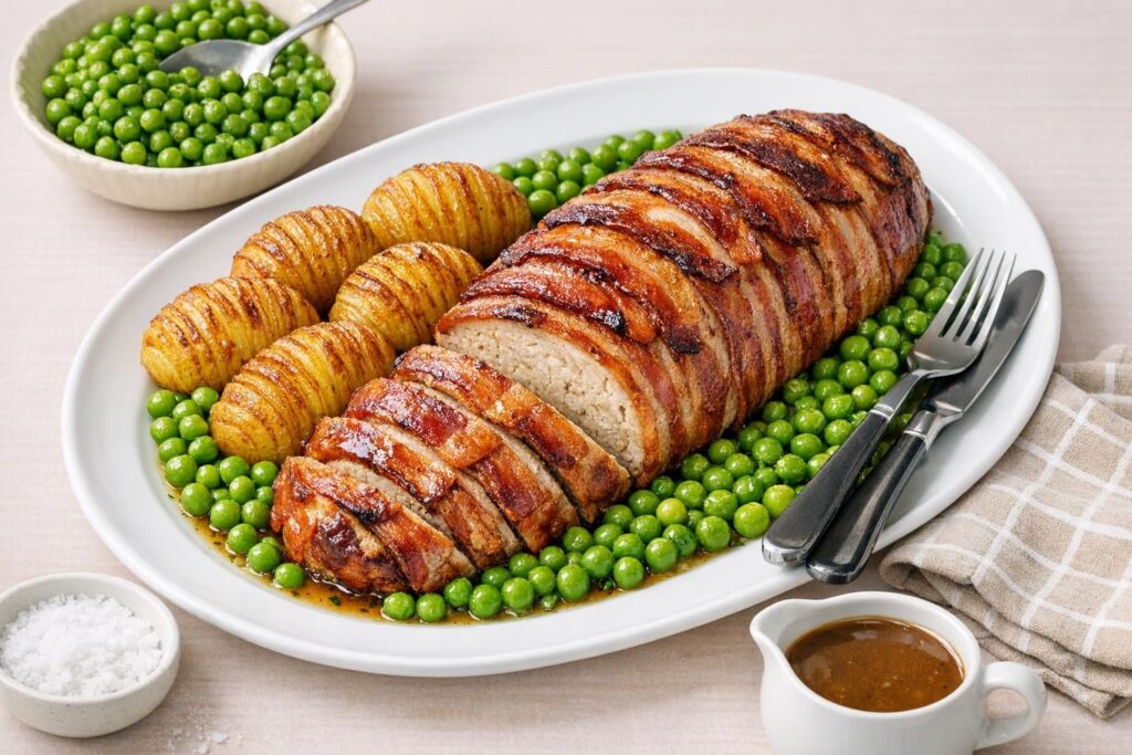 Forloren hare med hasselbackkartofler og brun sovs