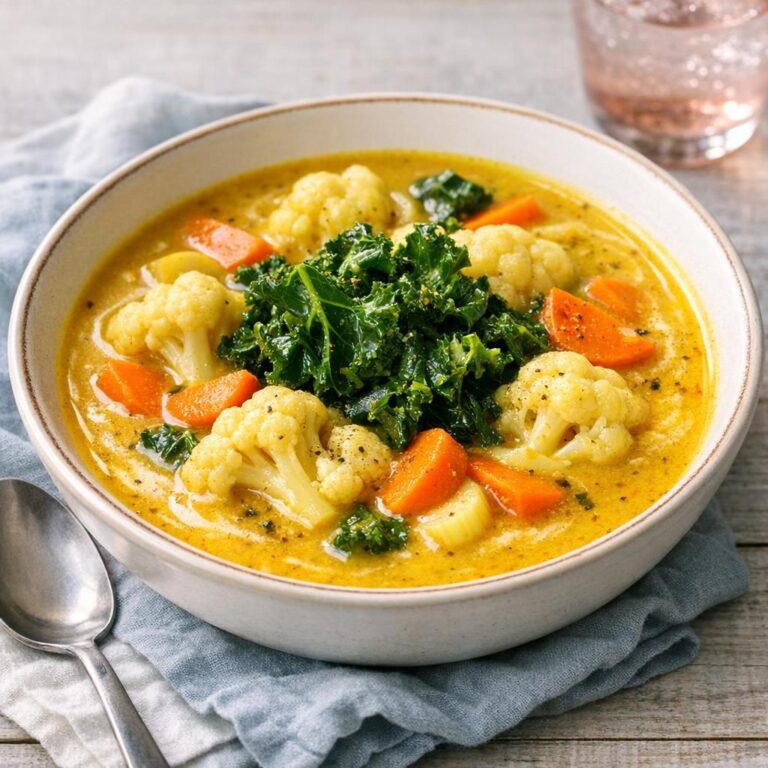 { "alt_text": "Karry-kokossuppe med grønkål, blomkål og gulerod i en hvid skål, set skråt oppefra i blødt lys", "file_name": "karry-kokossuppe-med-gronkal-blomkal-og-gulerod-3872" }