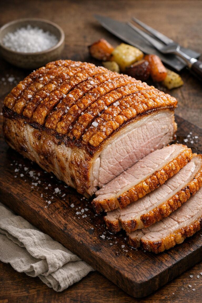 { "alt_text": "Sprød og saftig flæskesteg med gylden, boblende svær og saftige skiver på mørkt skærebræt", "file_name": "saadan-laver-sproed-saftig-flaeskesteg-hver-gang" }