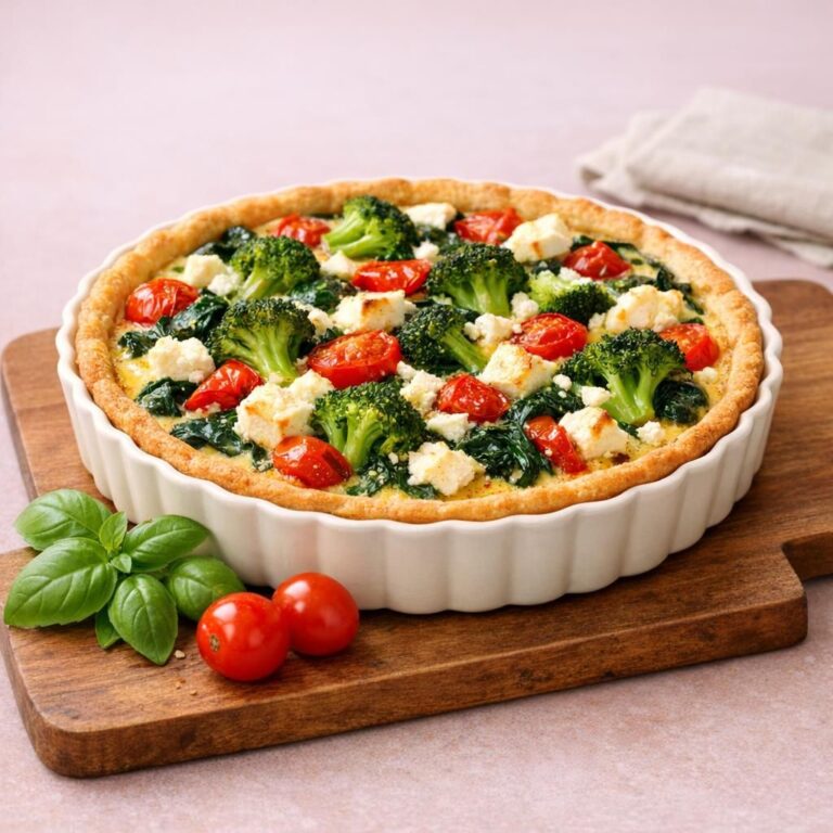 { "alt_text": "Vegetartærte med broccoli, spinat og feta, toppet med bagte cherrytomater i gylden mørdejsbund", "file_name": "vegetartaerte-med-broccoli-spinat-og-feta-5276" }